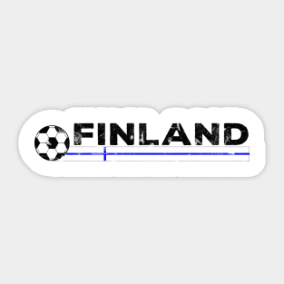 Finland Football Soccer Fan Design Sticker